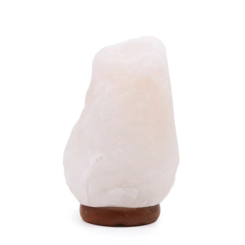Lampe en sel de l'Himalaya naturelle, forme brute et unique. Idéale pour créer une ambiance zen et purifier l'air
