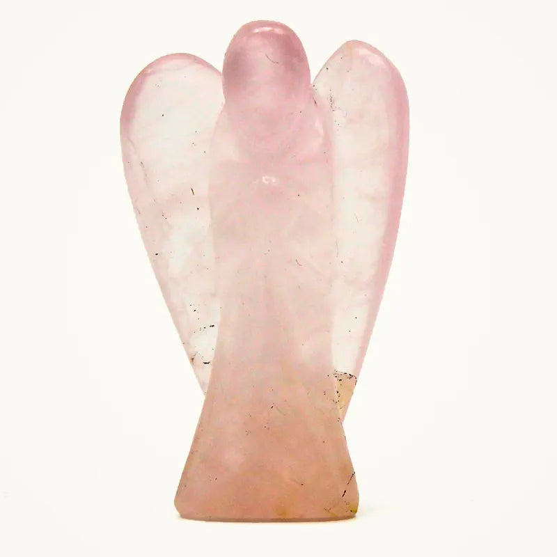 Anges en Pierres semi-précieuses de quartz rose