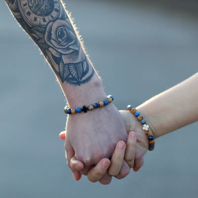 2 bracelet en pierre naturelle pour renforcer l'amour et l'amitié