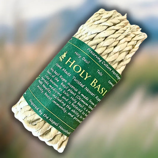 Encens en Corde Pure Herbs parfum basilic, paquet de 50 cordes
