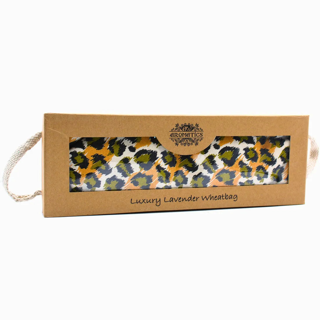bouillotte naturelle a la lavande motif leopard