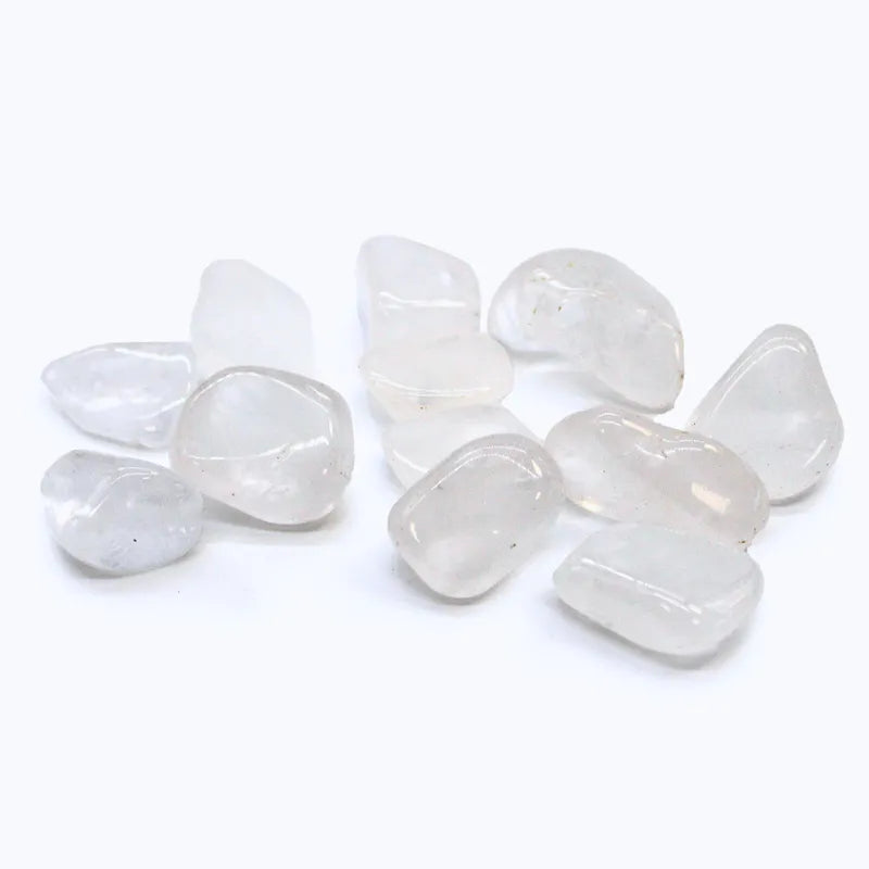 tas de quartz polis en forme de galet 