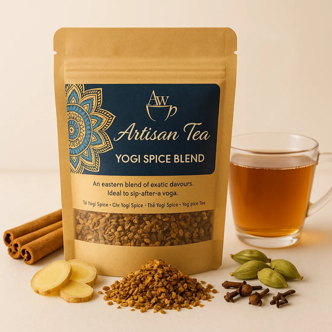 artisan tea pack eco 50 grammes, the yogi aux épices