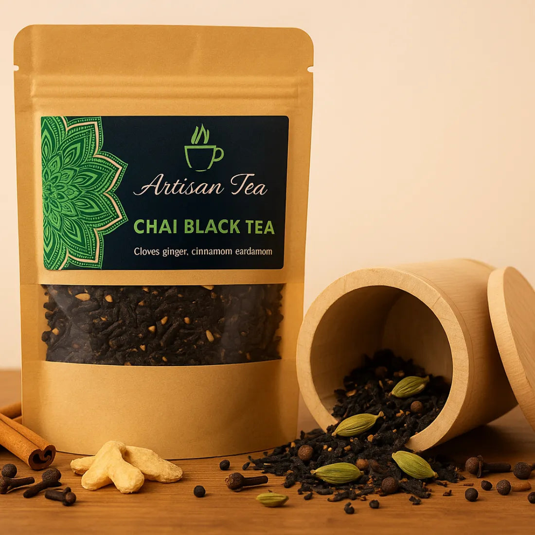 Thé noir Chai, pack éco de 50 grammes